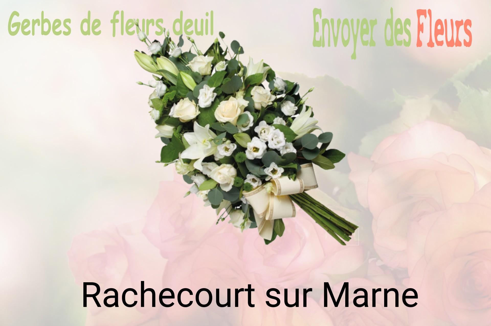 Gerbe de fleurs de deuil livrée à Rachecourt-sur-Marne